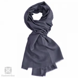 Solid Blue Woolen Stole