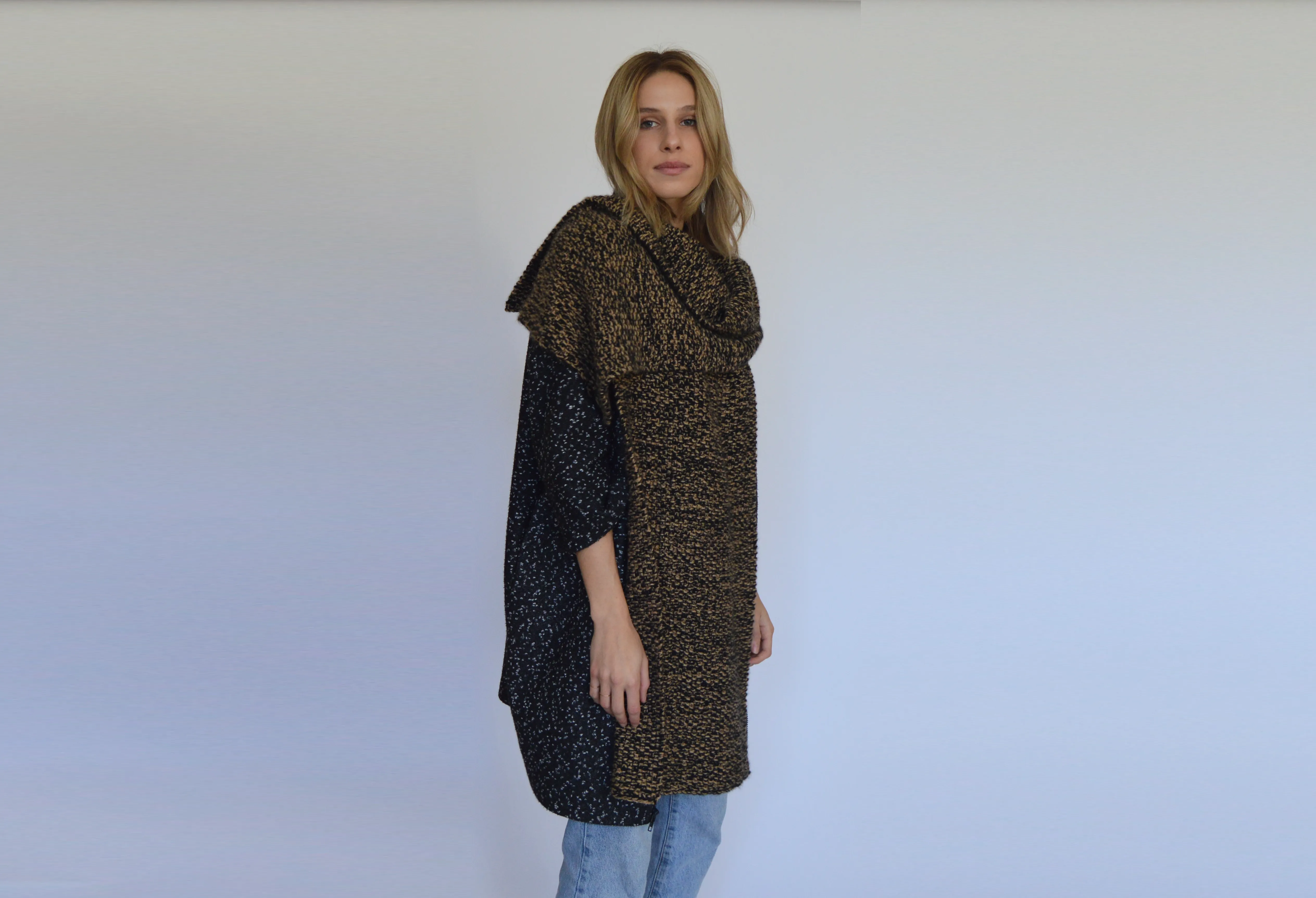 Tweed on Myrtle Shawl